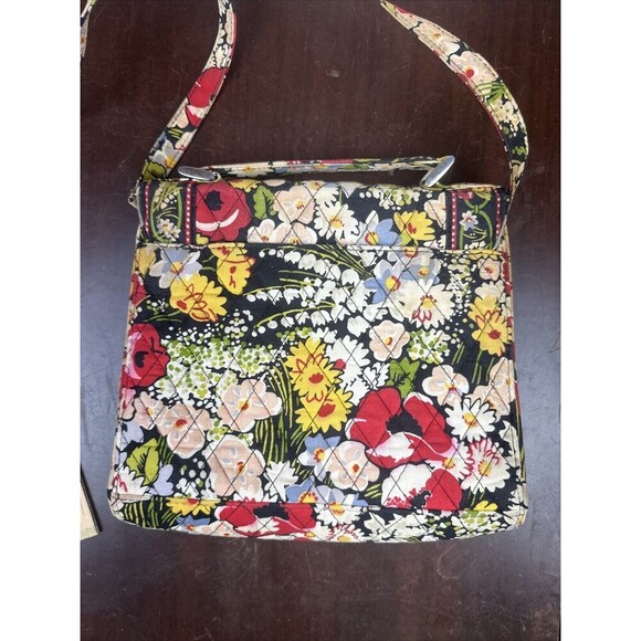 Vera Bradley Poppy Fields Crossbody Artsy Handbag Floral Whimsgoth Quilted - Picture 16 of 16